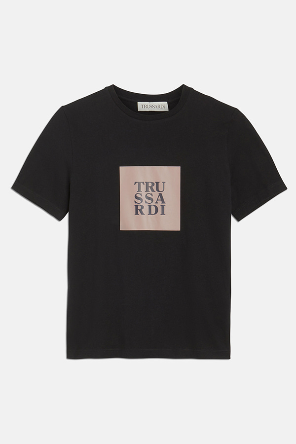 T-SHIRT TRUSSARDI - BLACK